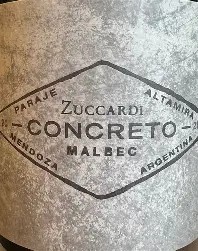Zuccardi 2017 Malbec Concreto   