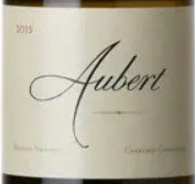 Aubert 2015 Chardonnay Hudson Vineyard