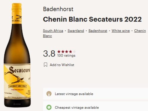 badenhorst secateurs vivino