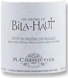 M. Chapoutier Les Vignes de Bila-Haut 2023 Côtes du Roussillon Villages