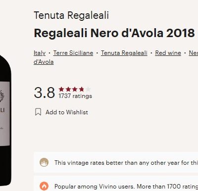regaleali nero vivino