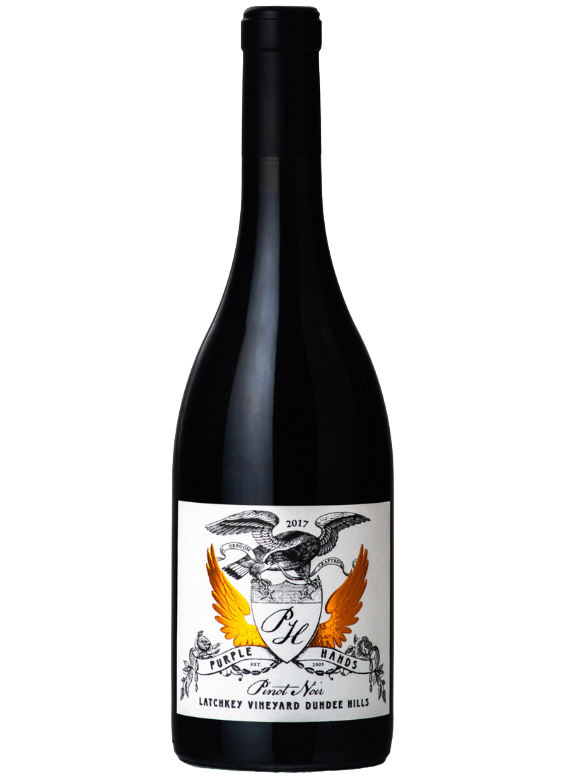 » PURPLE HANDS 2017 Pinot Noir Dundee Hills Latchkey Vineyard