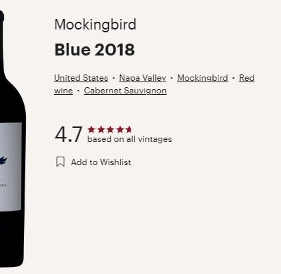 mockingbird 2018 vivino