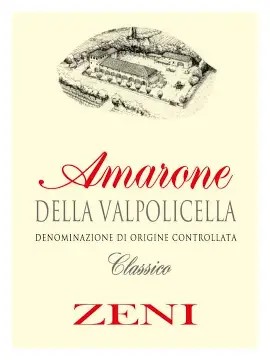 Zeni 2021 Amarone della Valpolicella Classico