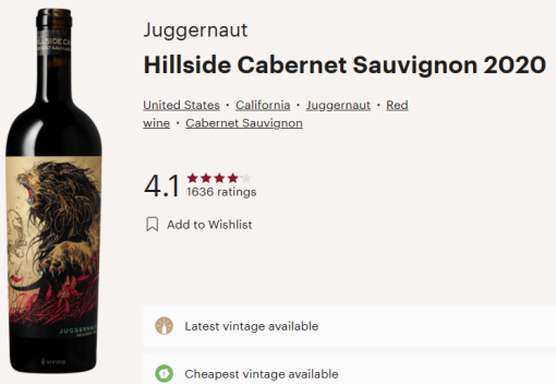 juggernaut cab vivino