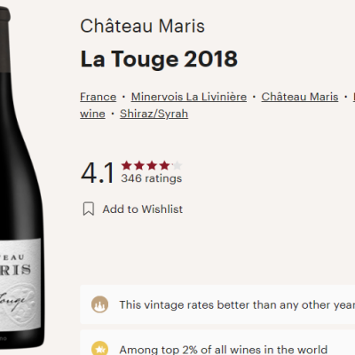 maris la touge vivino