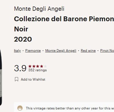 monte degli pinot vivino