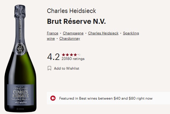 Charles Heidsieck Brut Reserve