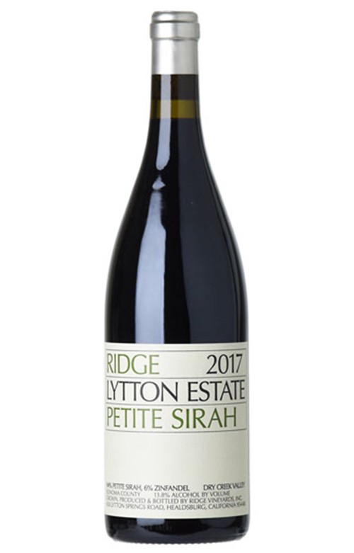 » Ridge Vineyards 2018 Lytton Estate Petite Sirah