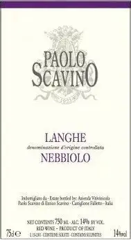 Paolo Scavino Langhe Nebbiolo