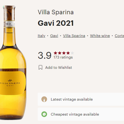 sparina gavi vivino
