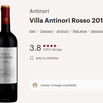 villa antinori vivino