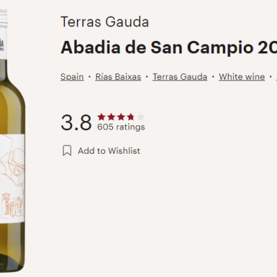 terras guada albarino vivino