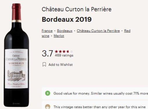 curton la perriere vivino
