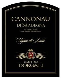 Cantina Dorgali Vigna di Isalle Cannonau di Sardegna