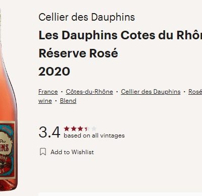 les dauphins rose vivino