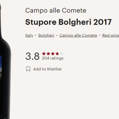 stupore 2017 vivino