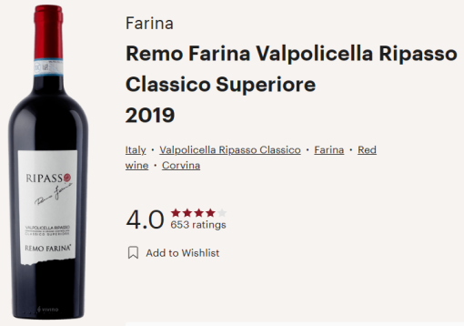 farina ripasso vivino