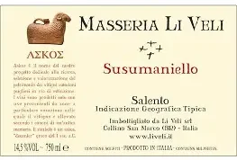 Masseria Li Veli Susumaniello Askos Salento IGT