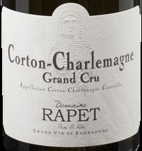 Domaine Rapet Père et Fils 2017 Corton-Charlemagne Grand Cru