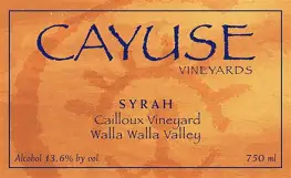 Cayuse 2017 Syrah Cailloux Vineyard