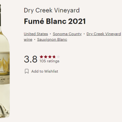 dry creek fume vivino