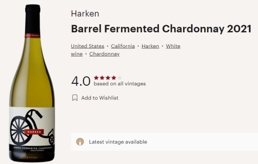 harken chard vivino