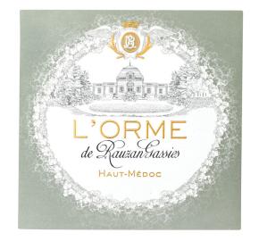 L'Orme de Rauzan Gassies 2018 Haut-Medoc