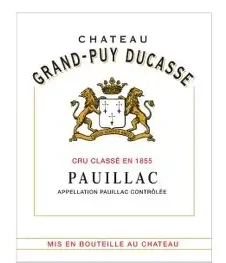 Chateau Grand Puy Ducasse 2018 Grand Cru Classe Pauillac