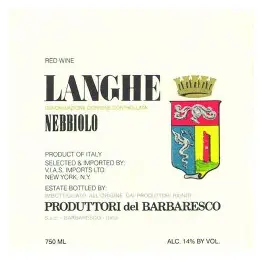 Produttori del Barbaresco 2023 Nebbiolo Langhe