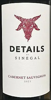 Details by Sinegal 2021 Cabernet Sauvignon