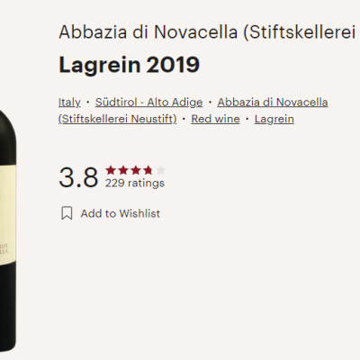 abbazia lagrein vivino