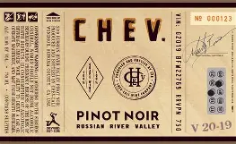 CHEV 2019 Pinot Noir Russian River Valley