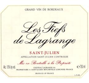 Chateau Lagrange 2020 Les Fiefs de Lagrange Red Blend