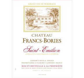 Chateau Francs Bories 2020 Red Blend