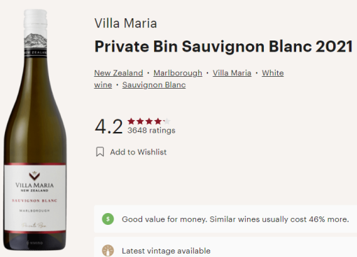villa maria vivino