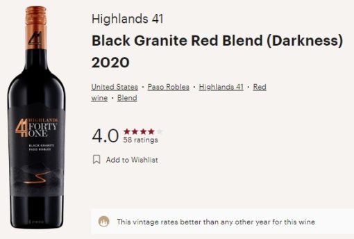 black granite red vivino