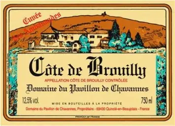 Pavillon de Chavannes Cuvee Ambassador Cote de Brouilly