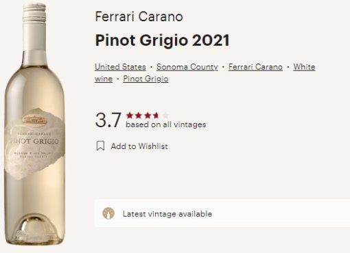 ferrari carano pg vivino