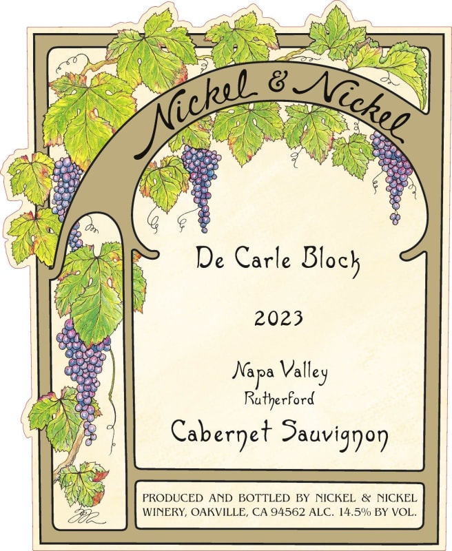 Nickel & Nickel 2023 De Carle Vineyard Cabernet Sauvignon