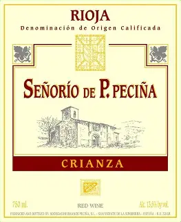 Senorio Pecina 2018 Tempranillo Crianza