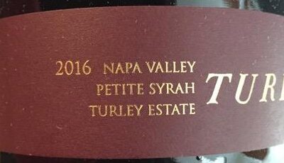 Turley 2014 Petite Sirah Library Vineyard Napa Valley