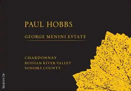 Paul Hobbs 2020 George Menini Estate Chardonnay