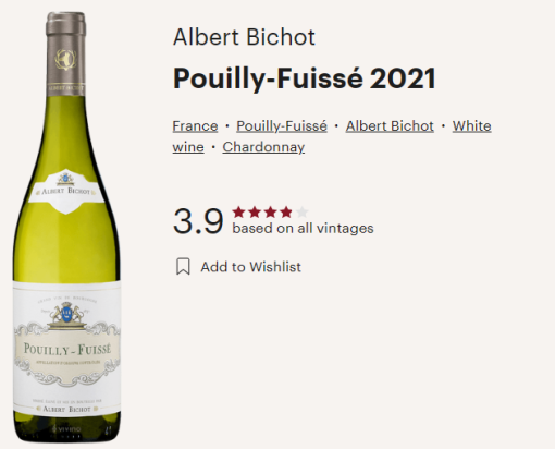 bichot pf vivino
