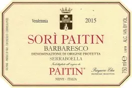 Paitin 2015 Serraboella Barbaresco