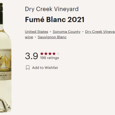 dry creek fume 2021 vivino