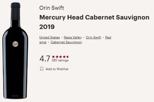 mercury head 2019 vivino