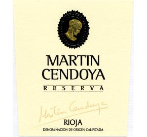 Eguren Ugarte 2017 Martin Cendoya Reserva Single Vineyard