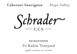 Schrader 2019 CCS Beckstoffer To Kalon Vineyard Cabernet Sauvignon