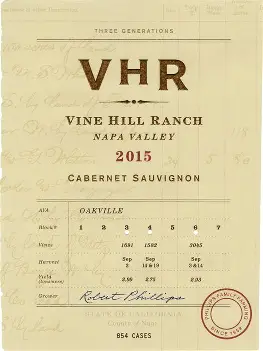 Vine Hill Ranch 2016 VHR Cabernet Sauvignon